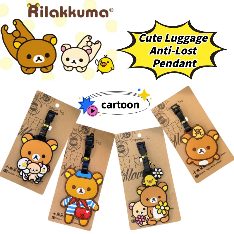 Travel Accessories List - Rilakkuma Creative Personalized Luggage Tag Anti-Lost