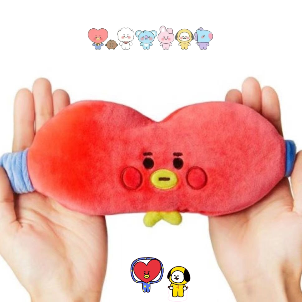 Travel Accessories Gifts - BT21 cartoon cute plush doll eye