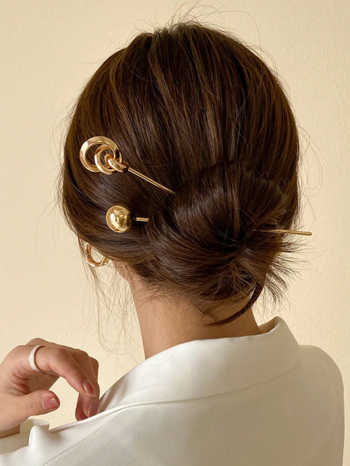 2pcs simple metal hairpin Hair - огляд і ціна Travel Accessories Bunnings