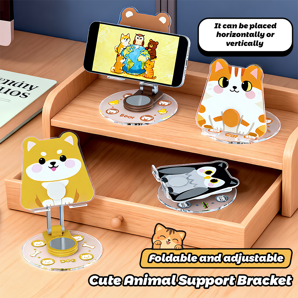 Cute Animal Phone Stand 360 Ro - огляд і ціна Travel Accessories Officeworks