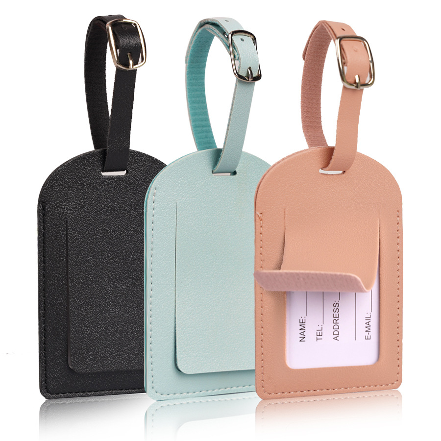 Women Men Luggage Tags PU Leat - огляд і ціна Luggage Tag Leather
