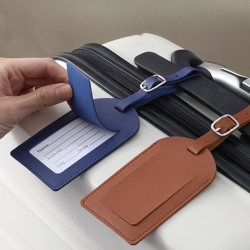 Women Men Luggage Tags PU Leat - огляд і ціна Luggage Tag Leather