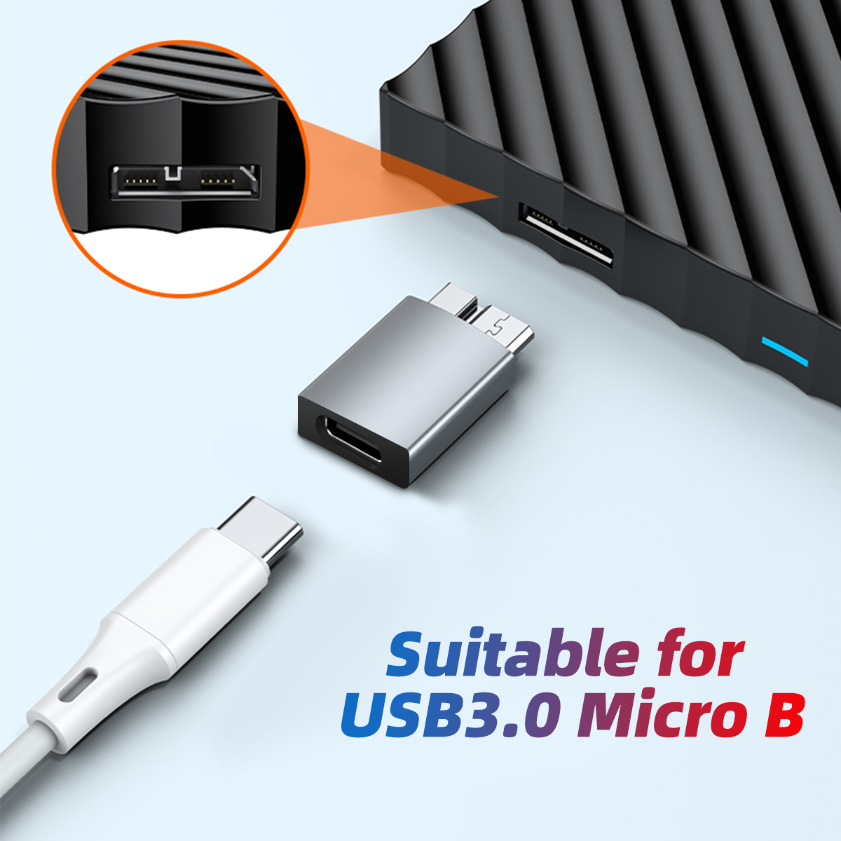 Micro B USB C 3.0 Micro B To T - огляд і ціна Travel Accessories Officeworks
