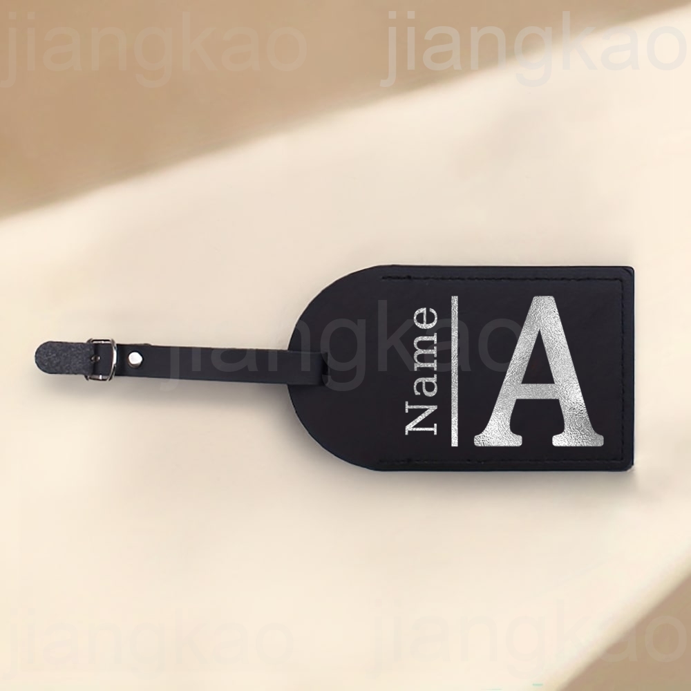 Personalized Letter with Name  - огляд і ціна Luggage Tag Leather