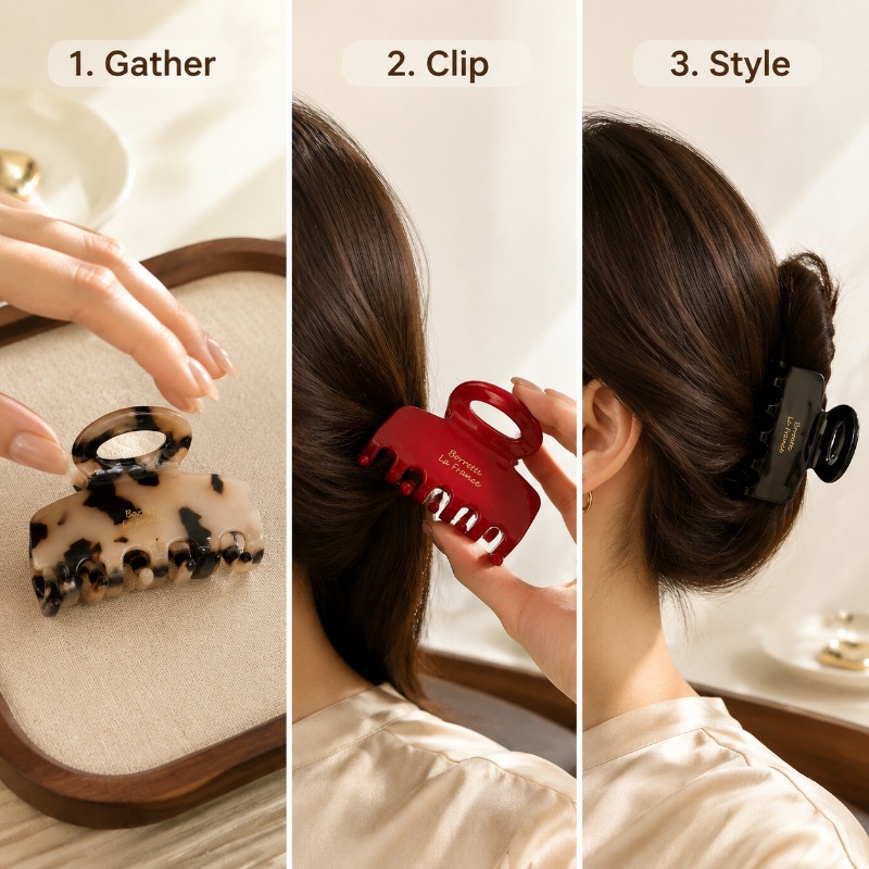 French Medium Hair Claw Clips  - огляд і ціна Travel Accessories Gifts