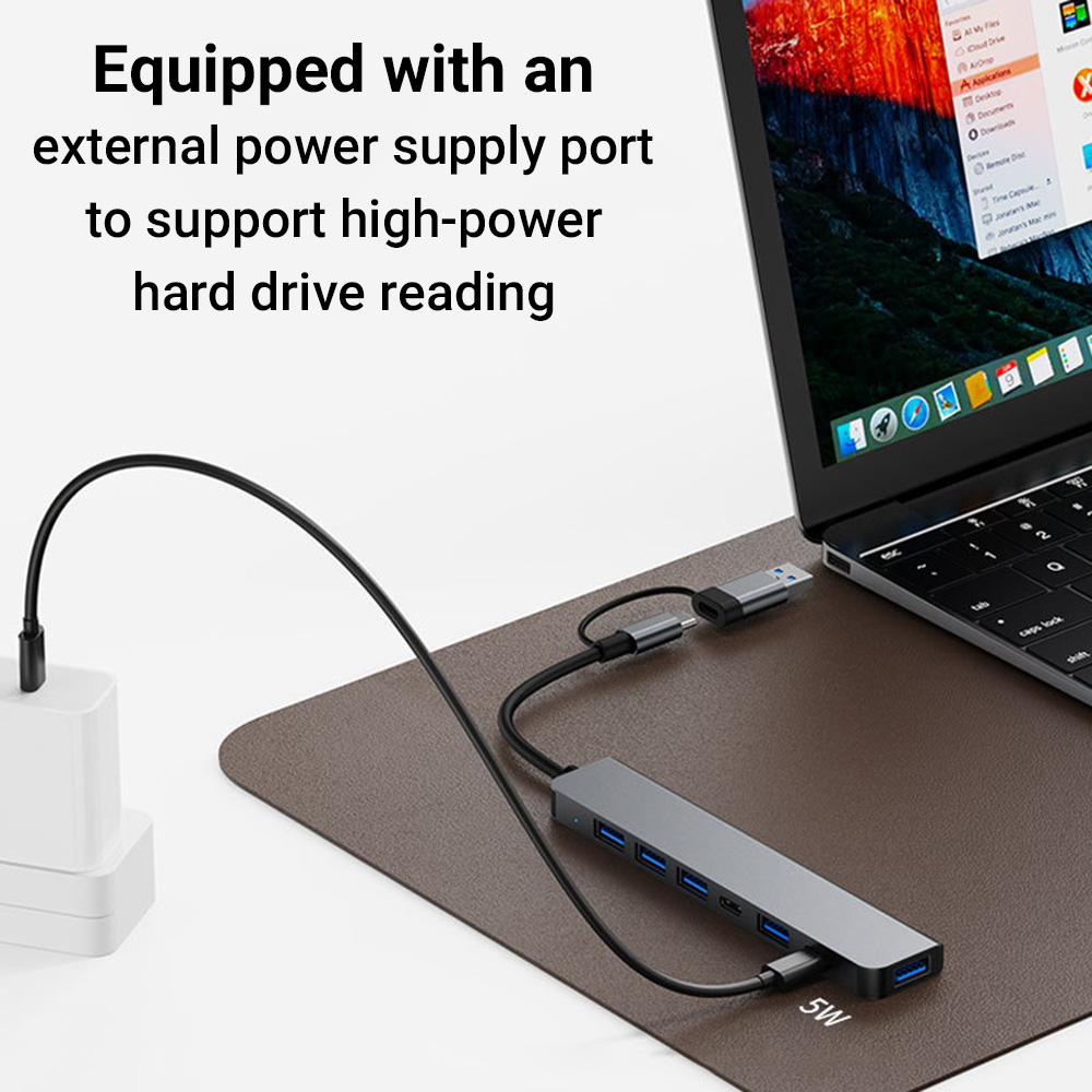 7-in-1 Dual-Head USB-C&USB Doc - огляд і ціна Travel Accessories You Need
