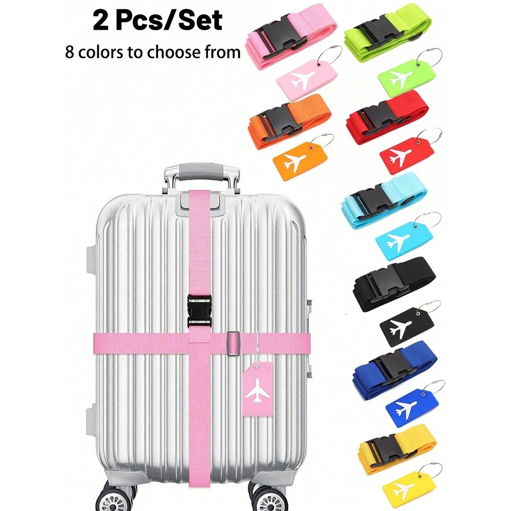 Luggage Strap Set with Luggage - огляд і ціна Travel Accessories List