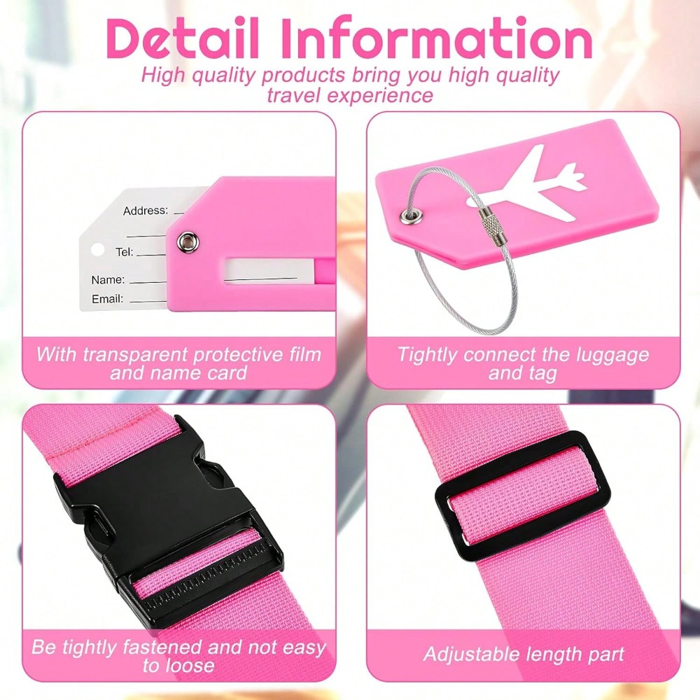 Luggage Strap Set with Luggage - огляд і ціна Travel Accessories List