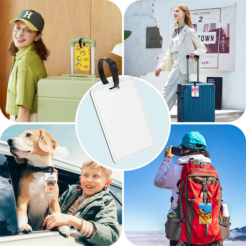 Customized Picture PU Leather  - огляд і ціна Luggage Tag Leather