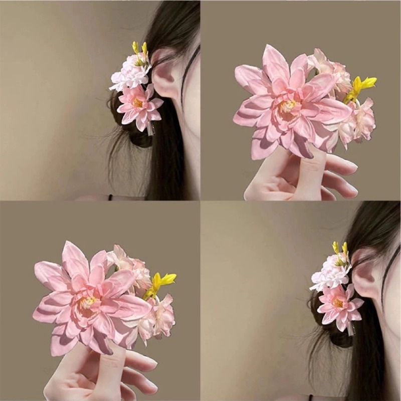 Pink Blue Flower Hair Clip New - огляд і ціна Travel Accessories Bunnings