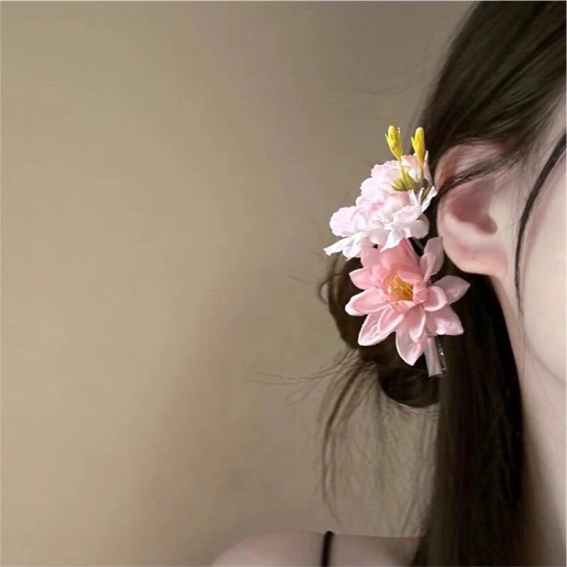 Pink Blue Flower Hair Clip New - огляд і ціна Travel Accessories Bunnings