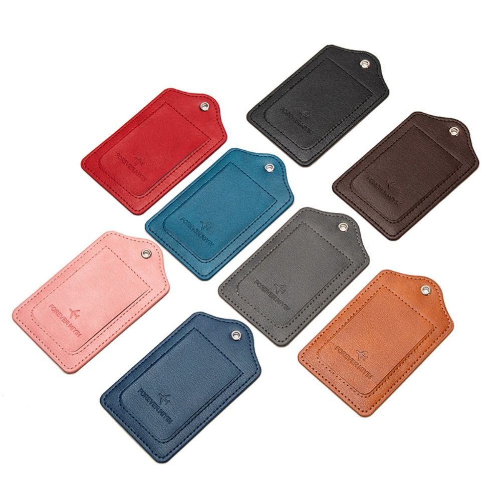 Women Man Anti Loss Wire Rope  - огляд і ціна Luggage Tag Leather