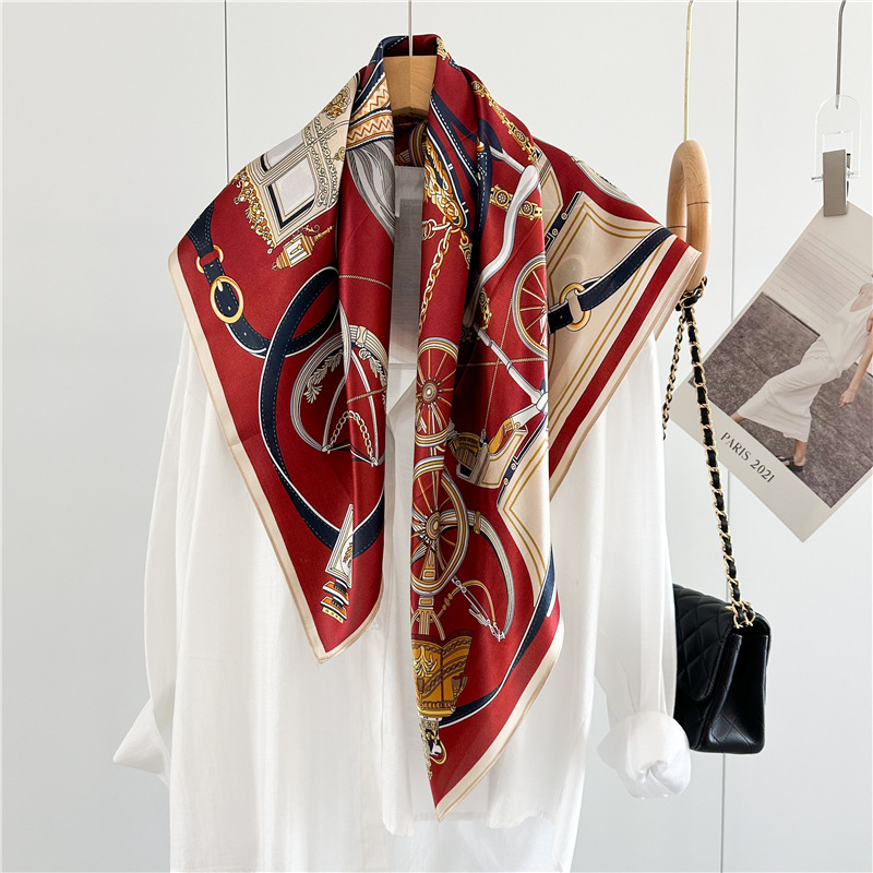 12MM Soft Silk Scarf Women 90C - огляд і ціна Travel Accessories Gifts