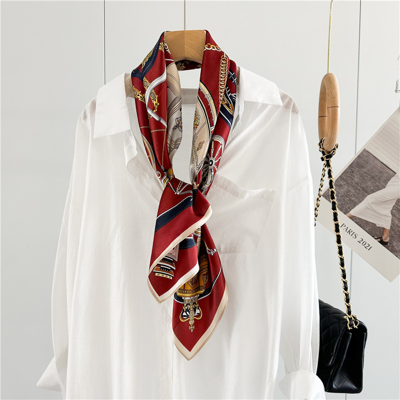 12MM Soft Silk Scarf Women 90C - огляд і ціна Travel Accessories Gifts