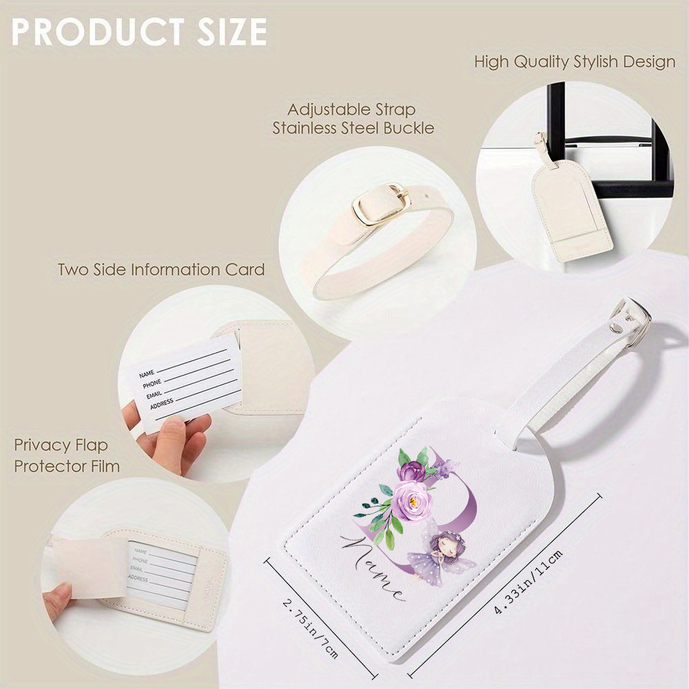 Personalized PU Luggage Tag, F - огляд і ціна Travel Accessories List