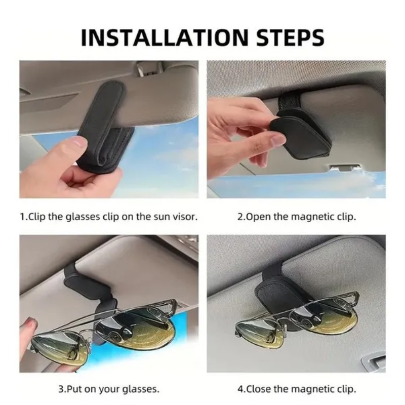 Car Sun Visor Glasses Case Hol - огляд і ціна Travel Accessories Car