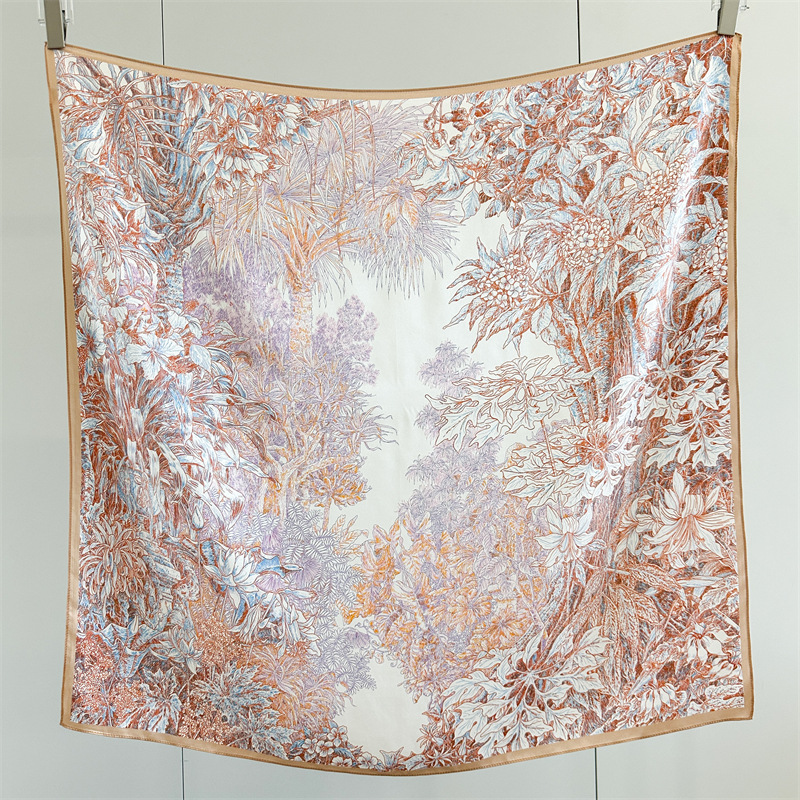 Soft Silk Scarf Women Square B - огляд і ціна Travel Accessories Gifts