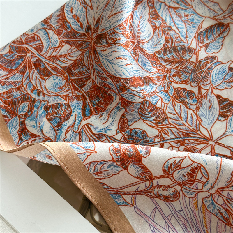 Soft Silk Scarf Women Square B - огляд і ціна Travel Accessories Gifts