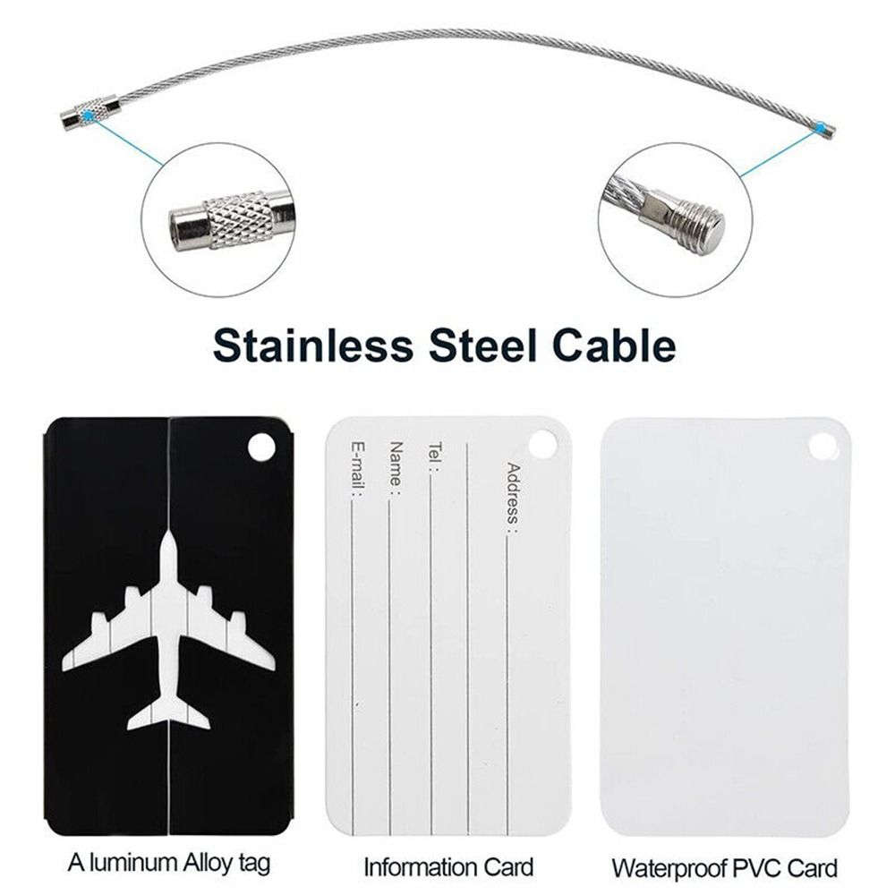 Aluminium Travel Luggage Tags  - огляд і ціна Travel Accessories List