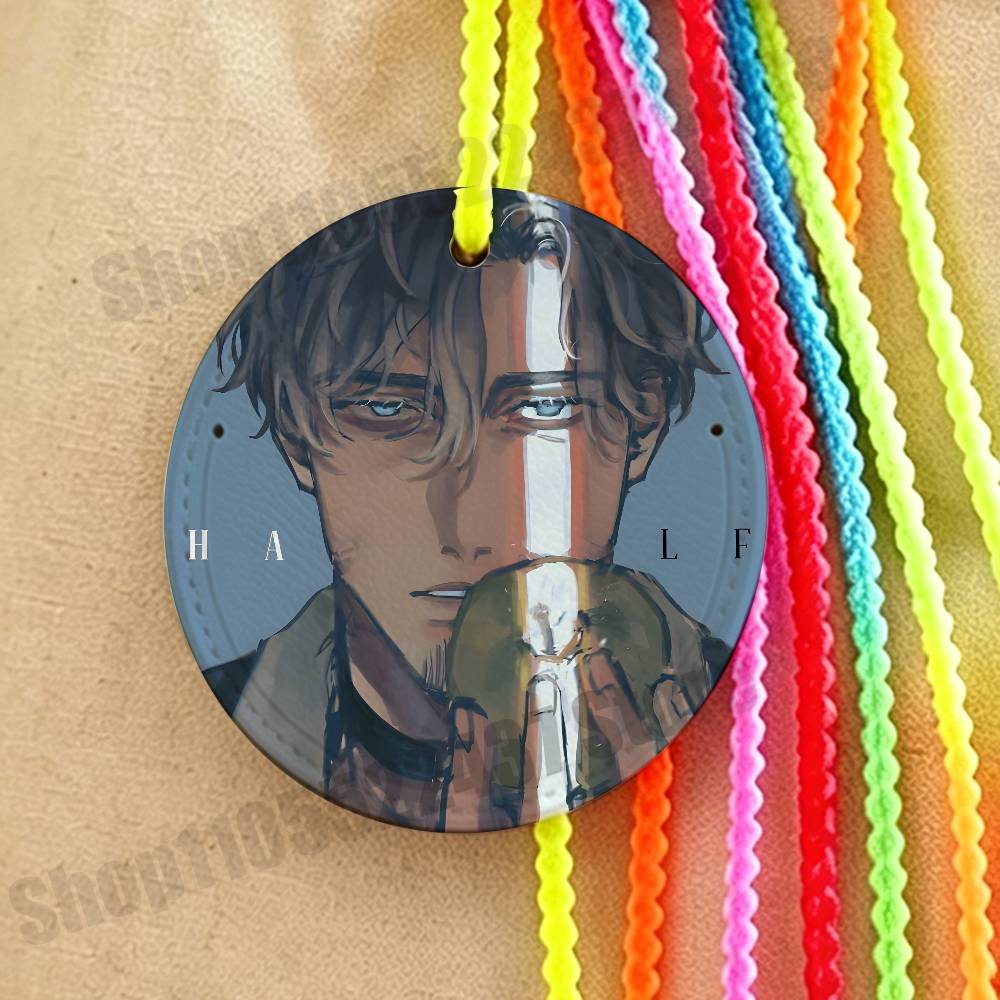 Anime M-Milgram Cartoon Name A - огляд і ціна Luggage Tag Leather