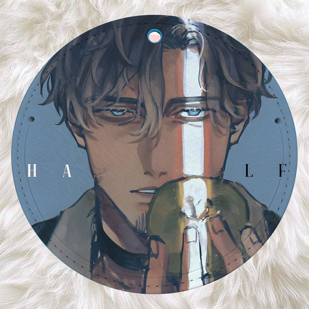 Anime M-Milgram Cartoon Name A - огляд і ціна Luggage Tag Leather