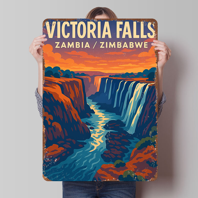 Victoria Falls Travel Tinplate - огляд і ціна Travel Accessories Victoria