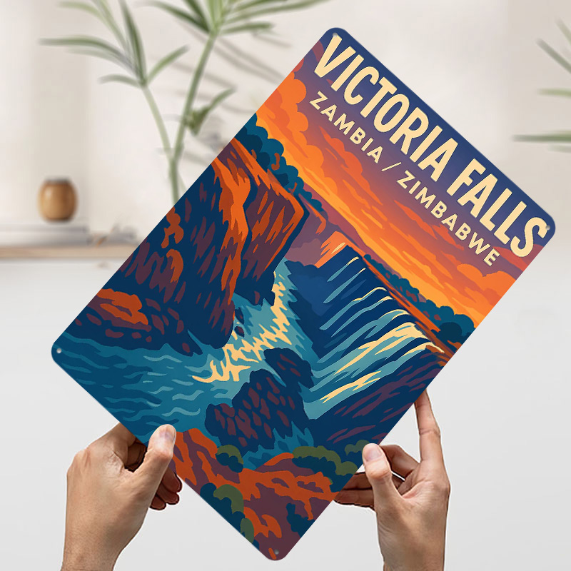 Victoria Falls Travel Tinplate - огляд і ціна Travel Accessories Victoria