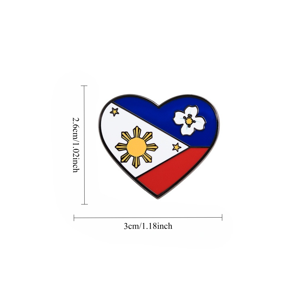 1 Pc Philippines Heart Flag En - огляд і ціна Travel Accessories Philippines